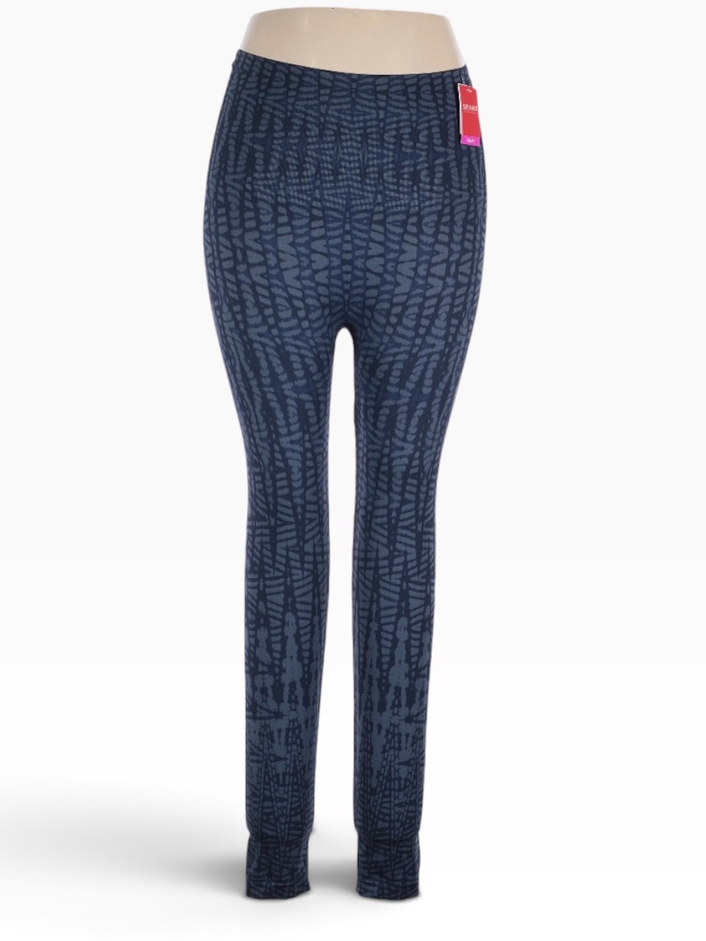 Spanx Blue Patterned Leggings Size 2X NWT